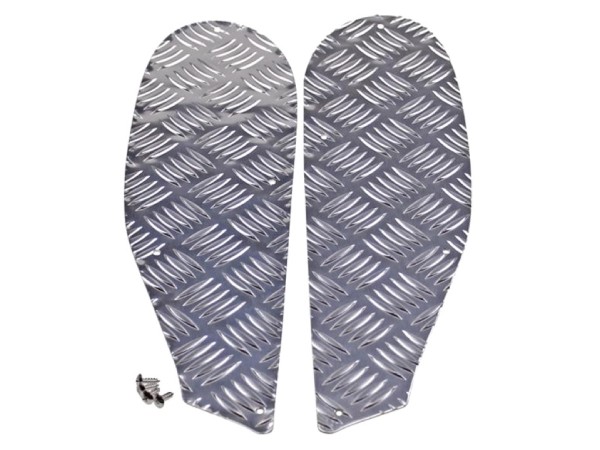 Alu Trittbrett Riffelblech für Aprilia SR 50