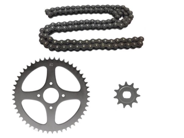 Kettensatz Kette 40 Kettenrad 12 Ritzel für Hercules Sachs Prima 2 3 4 5 S