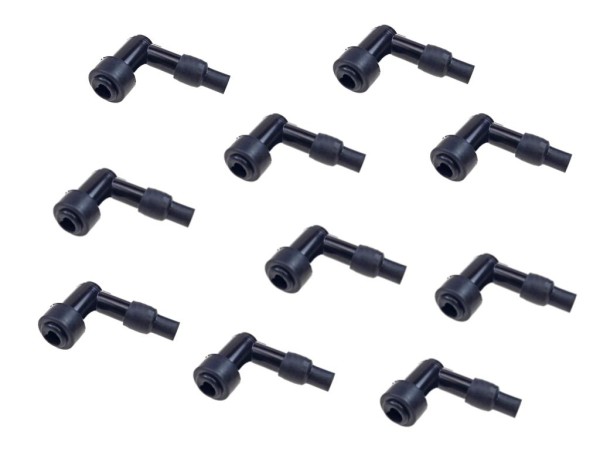 10x Zündkerzenstecker LB01F 2T 90 Grad für Roller Scooter Mofa Moped