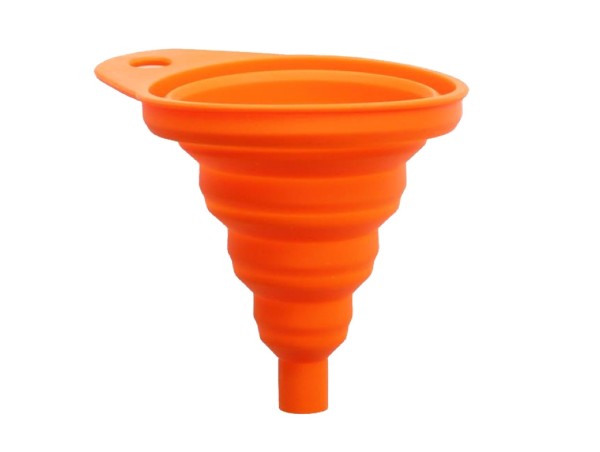 Falttrichter Universal aus Gummi Silikon 55-130 mm