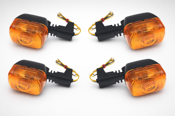 Blinker Set 4x Simson SR50 SR80 schwarz