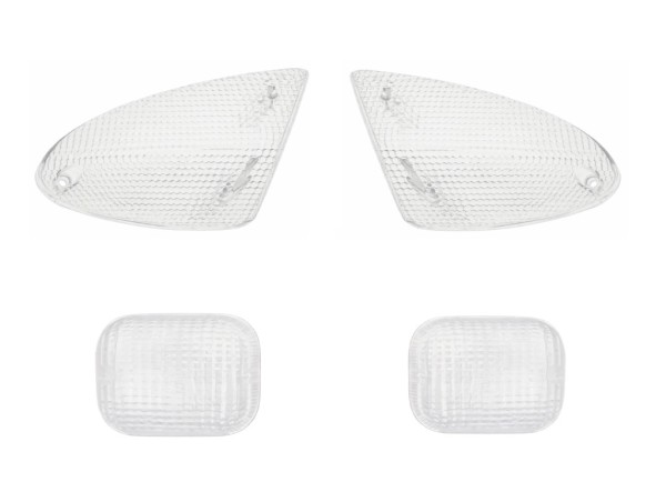 Blinkerglas Set vorne hinten Aprilia SR50