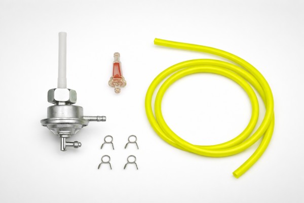Benzinhahn M14x1,5 + Benzinschlauch Gelb für CPI Keeway Sachs