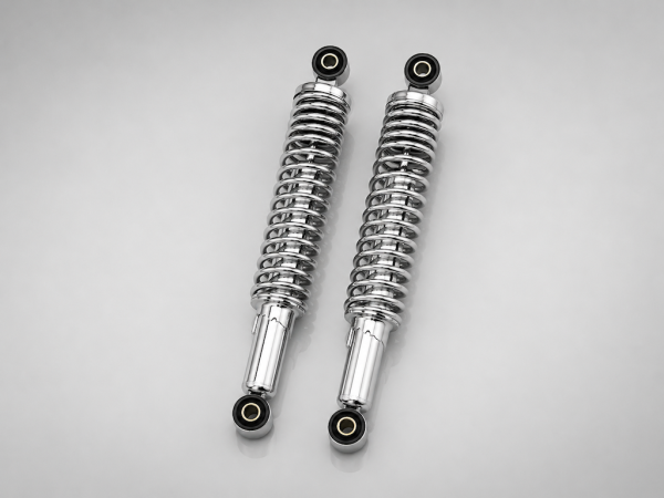 Stoßdämpfer Federbein Set 260 mm Chrom für Honda Dax Monkey Zündapp Puch Hercules Mofa Moped Mokick