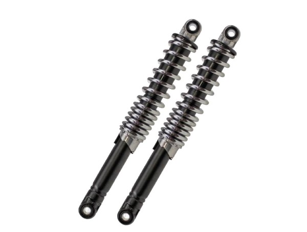 Stoßdämpfer 360mm Schwarz Chrom Mofa