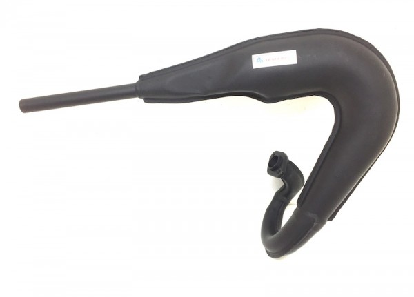 Auspuffkrümmer in Schwarz für Honda MT 50 AD01 Baujahr 1980 bis 1983