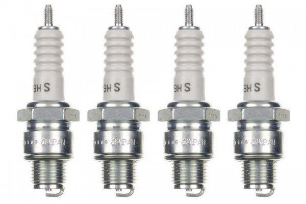 4x NGK Zündkerze B9HS für Roller und Scooter