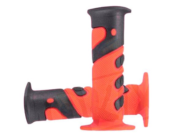 Lenkergriffe TNT CROSS 922X Orange Schwarz – Gesamtansicht