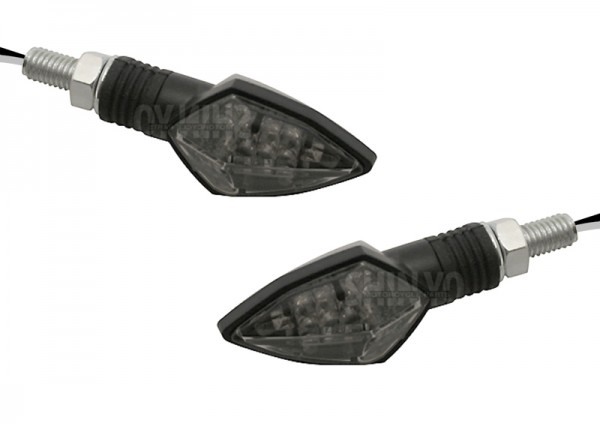 SHIN YO LED Blinker Satz Set Paar ROCK Schwarz E-geprüft