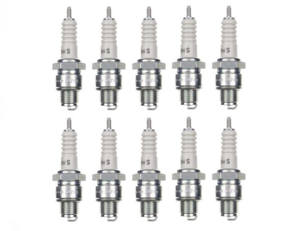10x Zündkerze B9HS im Set für Simson, KTM, Kawasaki