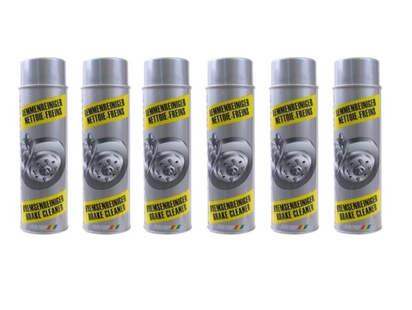 6x Motip Bremsenreiniger Set 500ml Spraydose Sprühdose Teilereiniger Spray