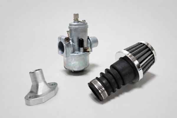 15mm Vergaser Ansaugstutzen Luftfilter Set für Zündapp CS CX Hai GTS KS C50