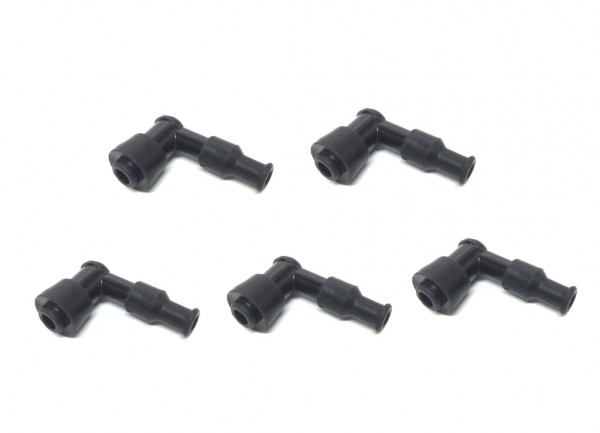 5x Zündkerzenstecker Kerzenstecker 90 Grad wasserdicht für Roller / Moped