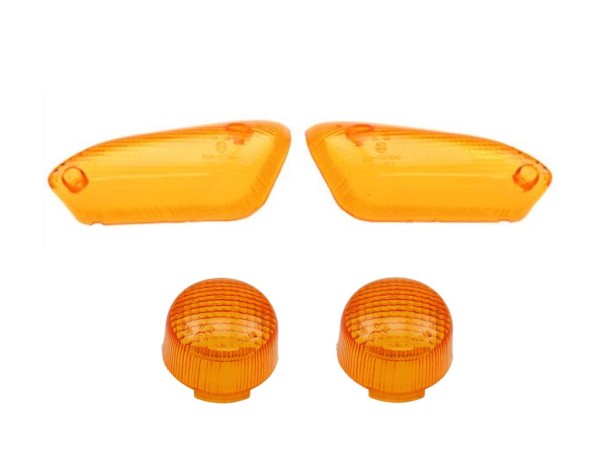 Blinker Glas Blinkerglas Set E-Geprüft für Yamaha Aerox, MBK Nitro 50 100