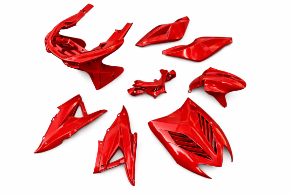 Verkleidungsset 8-teilig rot | Yamaha Aerox MBK Nitro 50 (1998-2012) | Komplett