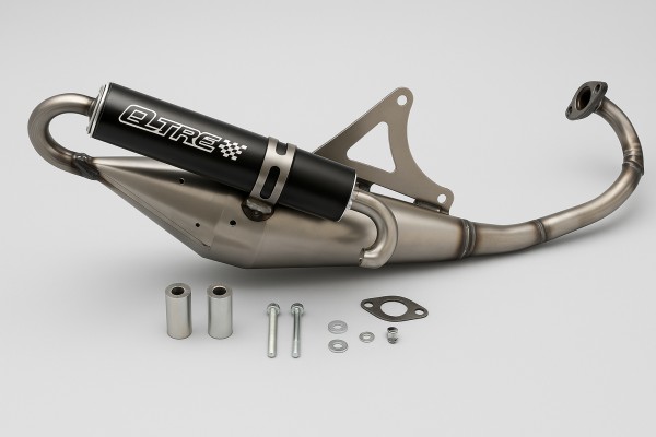 Q-TRE Sportauspuff E-geprüft passend für Piaggio NRG Power MC2 MC3 Zip SP Typhoon 50 2T