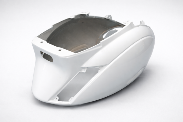 Seitenverkleidung hinten weiß für Piaggio Zip