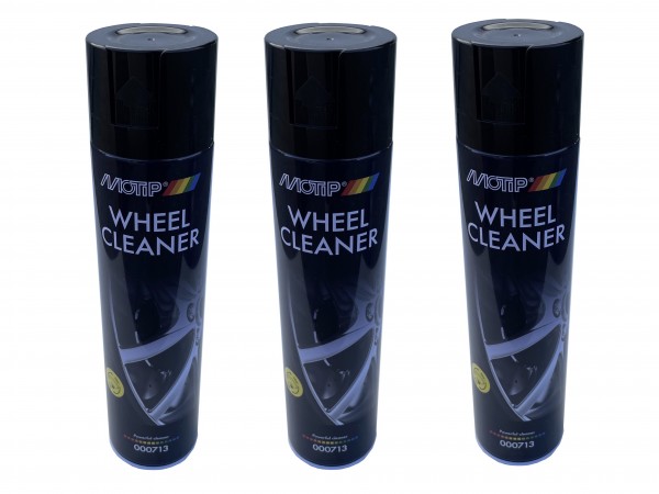 3x Felgenreiniger Felgen Reiniger Spray für Roller / Motorrad Felge 600ml