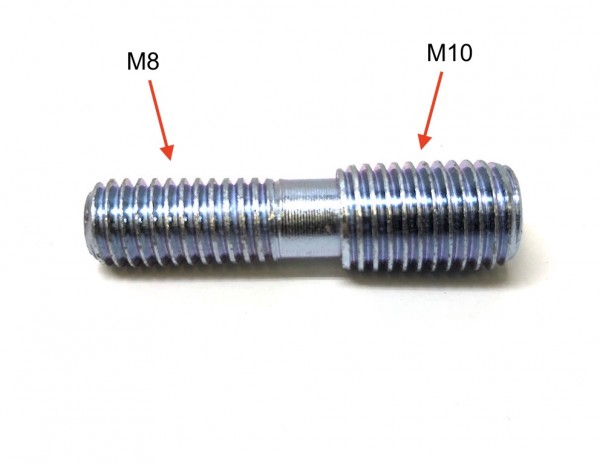 Universal Auspuff Krümmer Stehbolzen Adapter M8 / M10