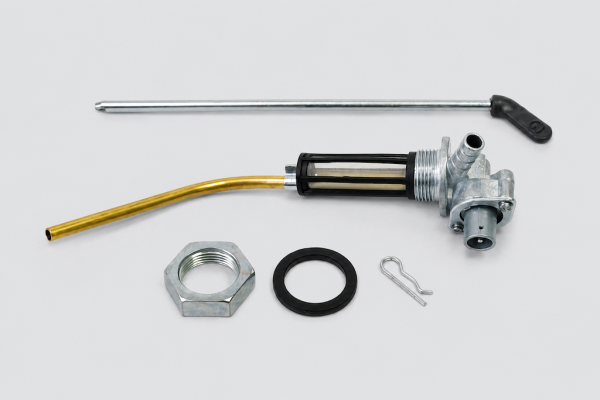 Benzinhahn M24x1.5 mit 9 mm Anschluss – passend für Vespa PK