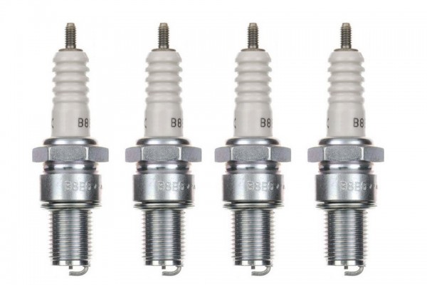 4x Zündkerze NGK B8EG für Motorrad