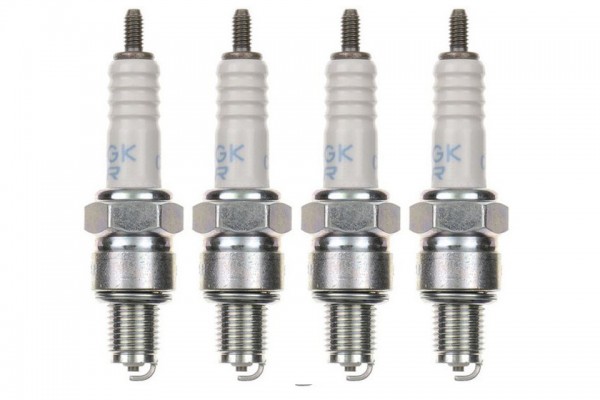 4x Zündkerze CR6HS Zündkerzen Set 4 Stück für Motorrad / Roller / Scooter