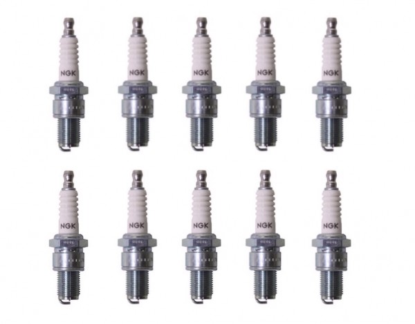 10x Zündkerze NGK B9EG