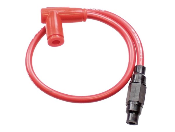 Zündkerzenstecker & Zündkabel Racing 2T Rot für Roller, Scooter, Mofa, Moped