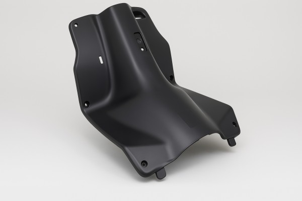 Beinschild Verkleidung passend für Yamaha Jog R RR, MBK Mach G 50 LC schwarz