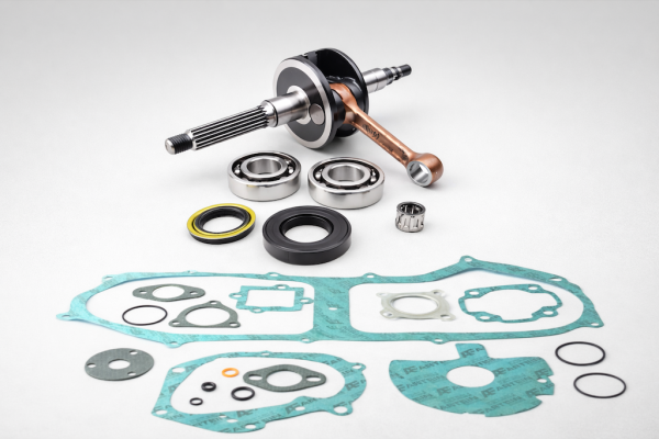 Kurbelwellen-Set Minarelli liegend AC inkl. Lager & Dichtsatz