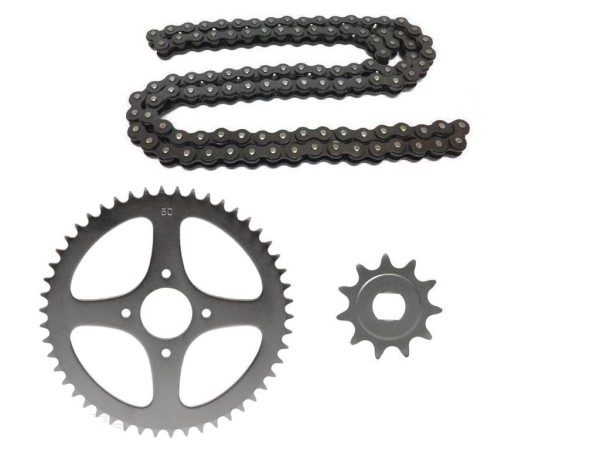 Kettensatz Kette 50 Kettenrad 13 Ritzel für Hercules Sachs Prima 2 3 4 5 S