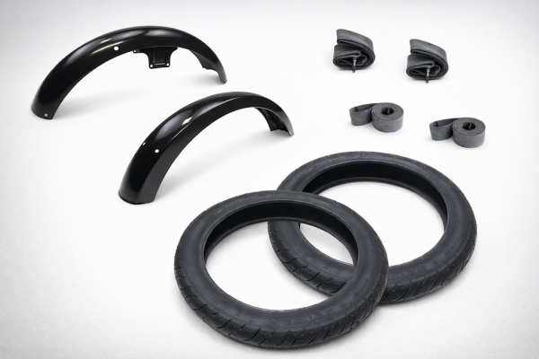 Simson S50 S51 S70 Komplettset Reifen und Kotflügel