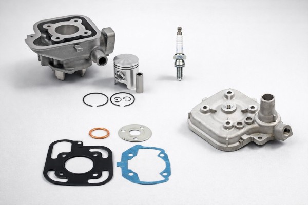 Zylinder + Zylinderkopf + Zündkerze Set Peugeot LC 50ccm Ludix Jetforce Speedfight 3