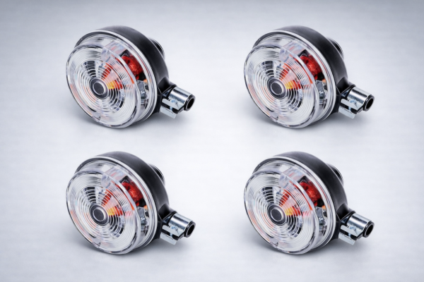 Blinker Set 4x klar E-geprüft für Simson S50 S51 SR50 MZ ETZ