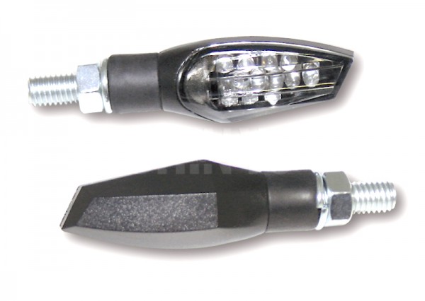 SHIN YO LED Blinker Satz Set NOVA E-Geprüft Schwarz Getönt