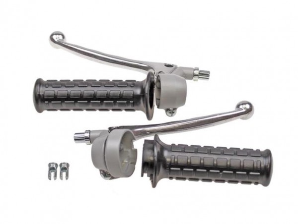 Gasgriff Kupplungsgriff Set für Zündapp Mofa 22 mm