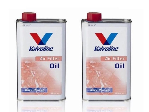 2x 1L Valvoline Luftfilteröl Airfilter Öl für Motocross Enduro Supermoto Motorrad