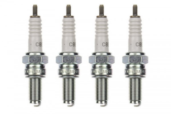 4x Zündkerze C8E Zündkerzen Set 4 Stück für Husaberg Motorrad / Roller / Scooter