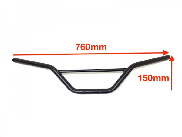 Lenker schwarz Enduro Cross 760mm breit für Simson S 50 51 53 70