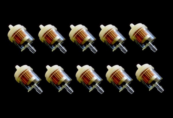 10x Benzinfilter 6mm Kraftstofffilter Universal Roller Mofa Moped Mokick