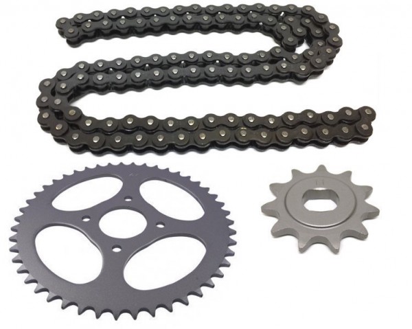 Kettensatz Kette 47 Kettenrad 11 Ritzel für Sachs / Hercules Prima 4S 5S