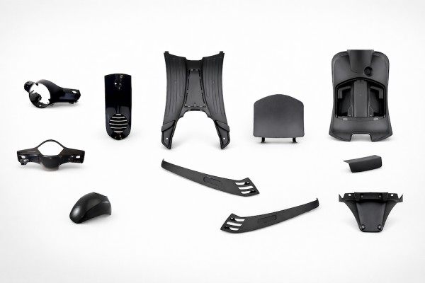 Verkleidungsset Vespa LX 50 125 150 schwarz komplett