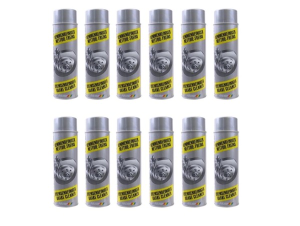 12x Motip Bremsenreiniger Set 500ml Spraydose Sprühdose Teilereiniger Spray