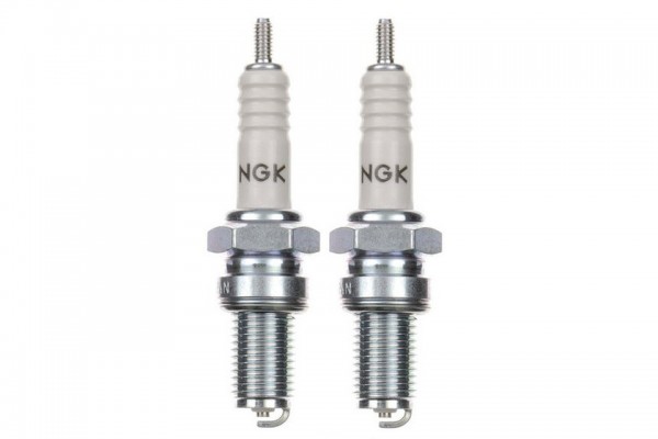 2x Zündkerze D7EA für Zündkerzen Set 2 Stück für Motorrad / Roller / Scooter