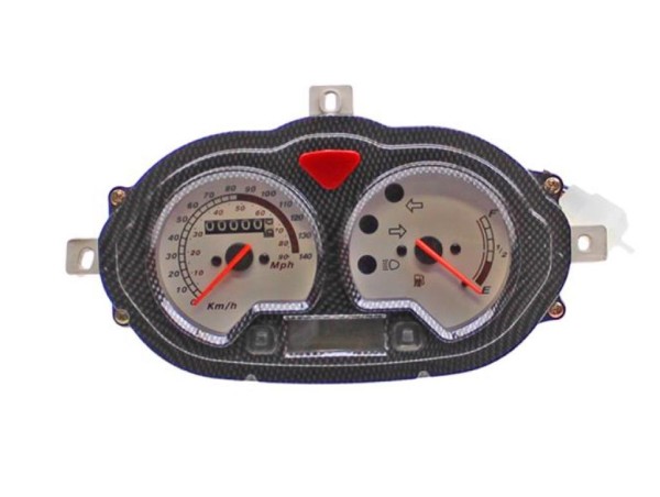 Tachometer Tacho für China 4-Takt Roller Baotian BT49QT-12, Benzhou YY50QT