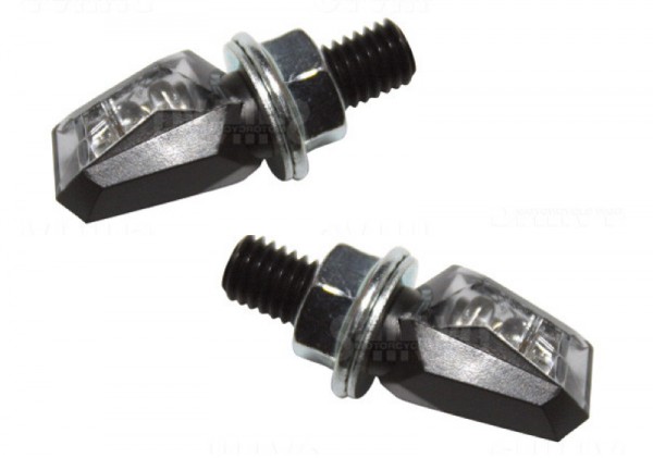 SHIN YO LED Blinker Satz Set TINY, schwarz, getönt E-Geprüft