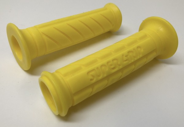 Lenkergriffe Super Grip Gelb für Roller und Mopeds