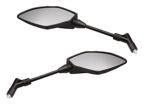 Spiegel Set Schwarz E-Geprüft für Yamaha MT 125, MT-07 Tracer
