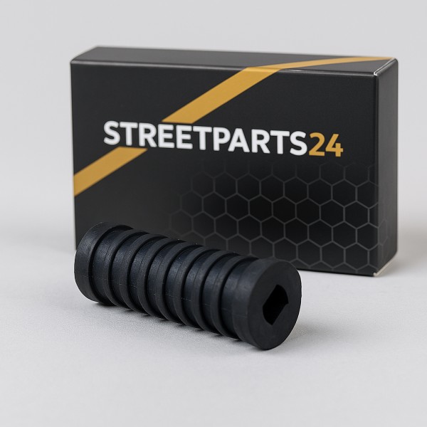Trittgummi Kickstarter Gummi 67mm Schwarz für Motorrad Mofa Simson Hercules