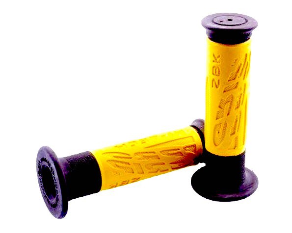 Lenkergriffe PROGRIP 716 Schwarz Gelb für Roller und Motorräder